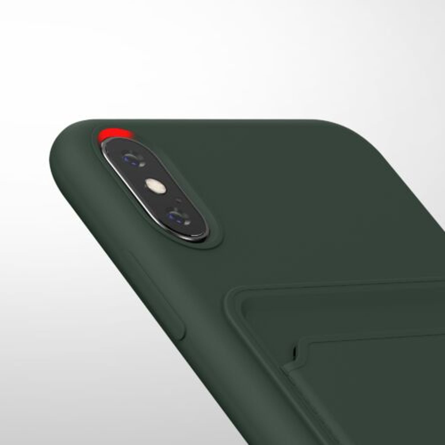 Husa Kwmobile pentru Apple iPhone XS, Silicon, Verde, 55120.80 fotografia produsului View 8 L