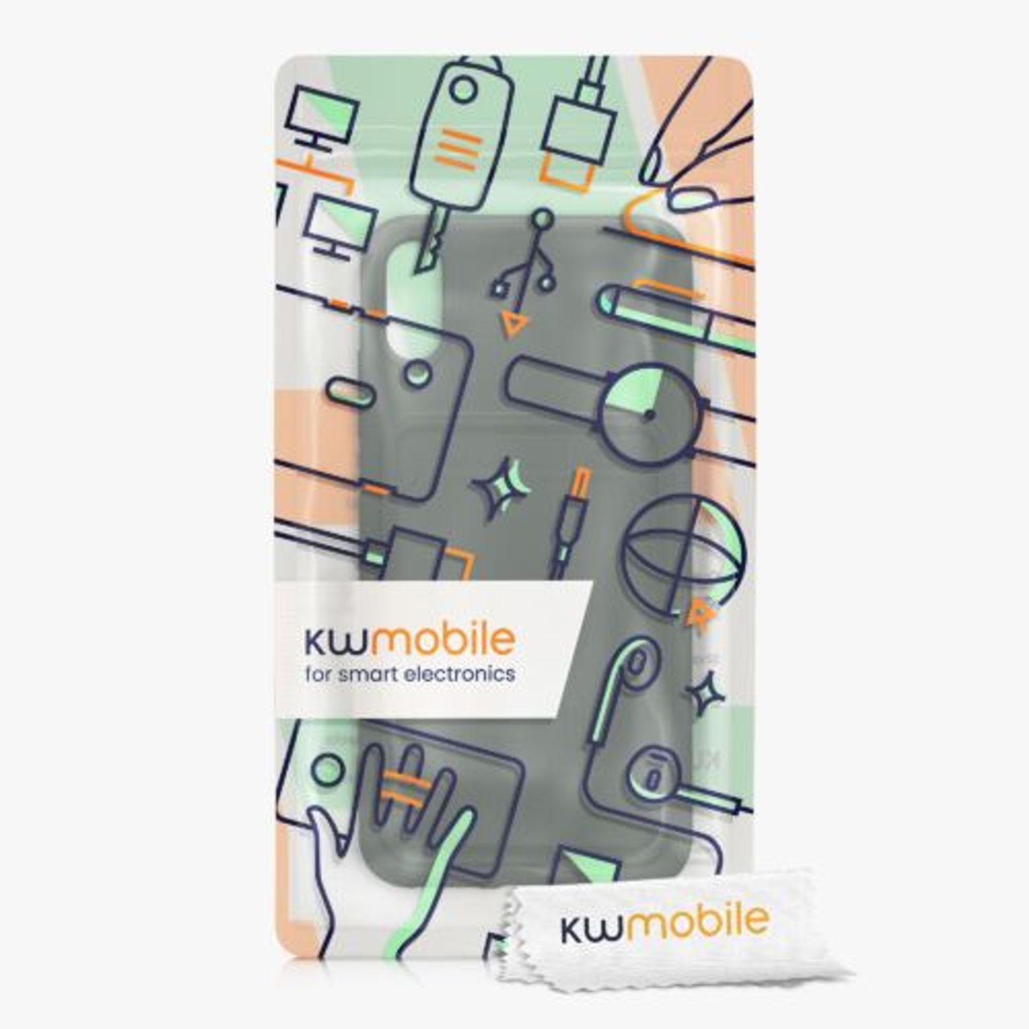 Husa Kwmobile pentru Apple iPhone XS, Silicon, Verde, 55120.80 fotografia produsului View 7 L