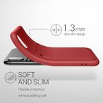 Husa Kwmobile pentru Apple iPhone XS, Silicon, Rosu, 55120.09 fotografia produsului View 2 S