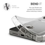 Husa Kwmobile pentru Apple iPhone 13 Pro Max, Silicon, Transparent, 57525.03 fotografia produsului View 3 S
