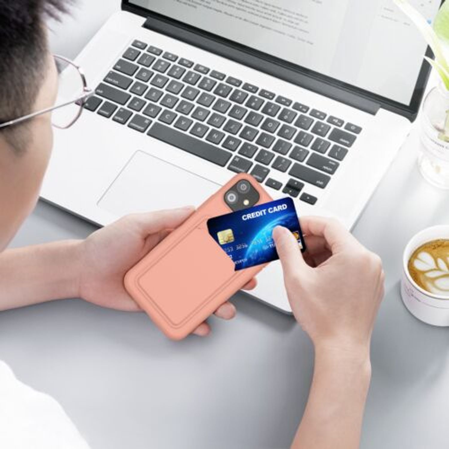Husa Kwmobile pentru Apple iPhone 11, Silicon, Roz, 55114.199 fotografia produsului View 4 L