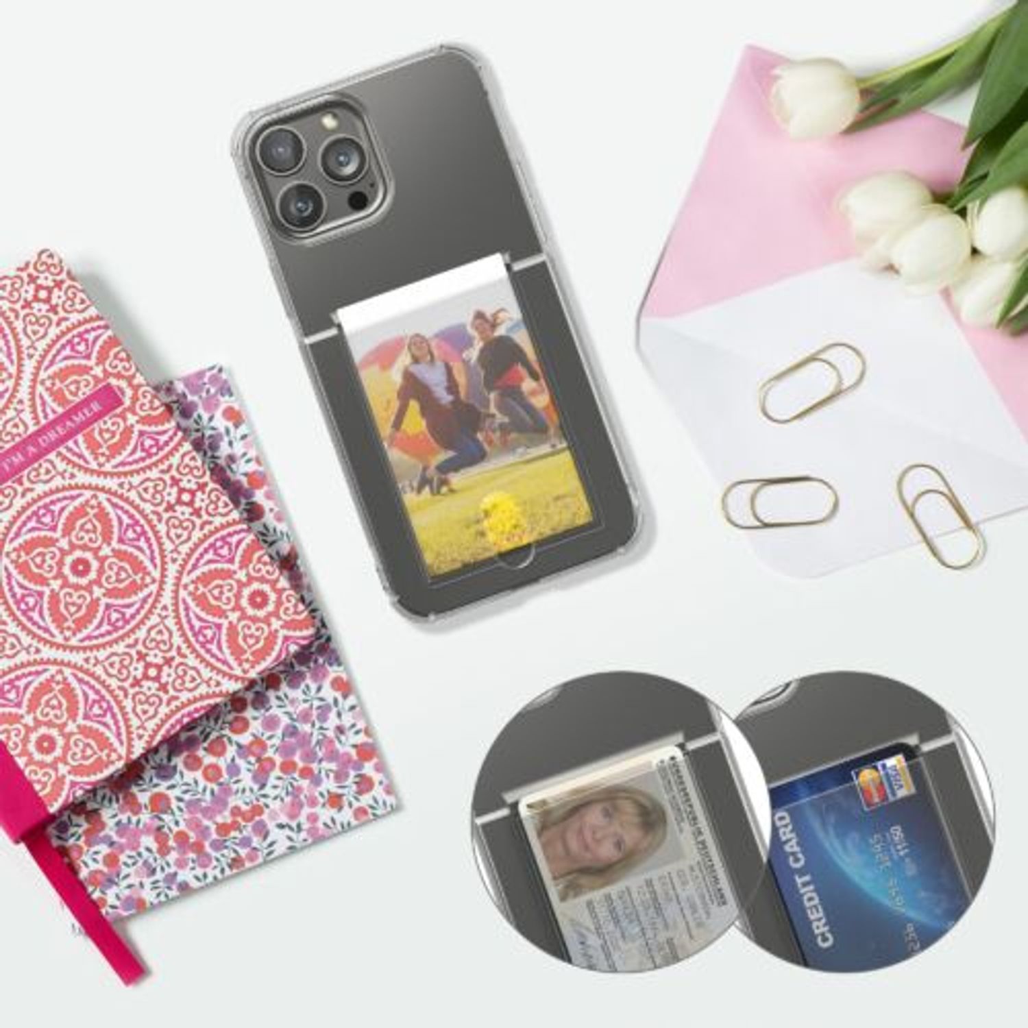 Husa Kwmobile pentru Apple iPhone 13 Pro Max, Silicon, Transparent, 57525.03 fotografia produsului View 2 L