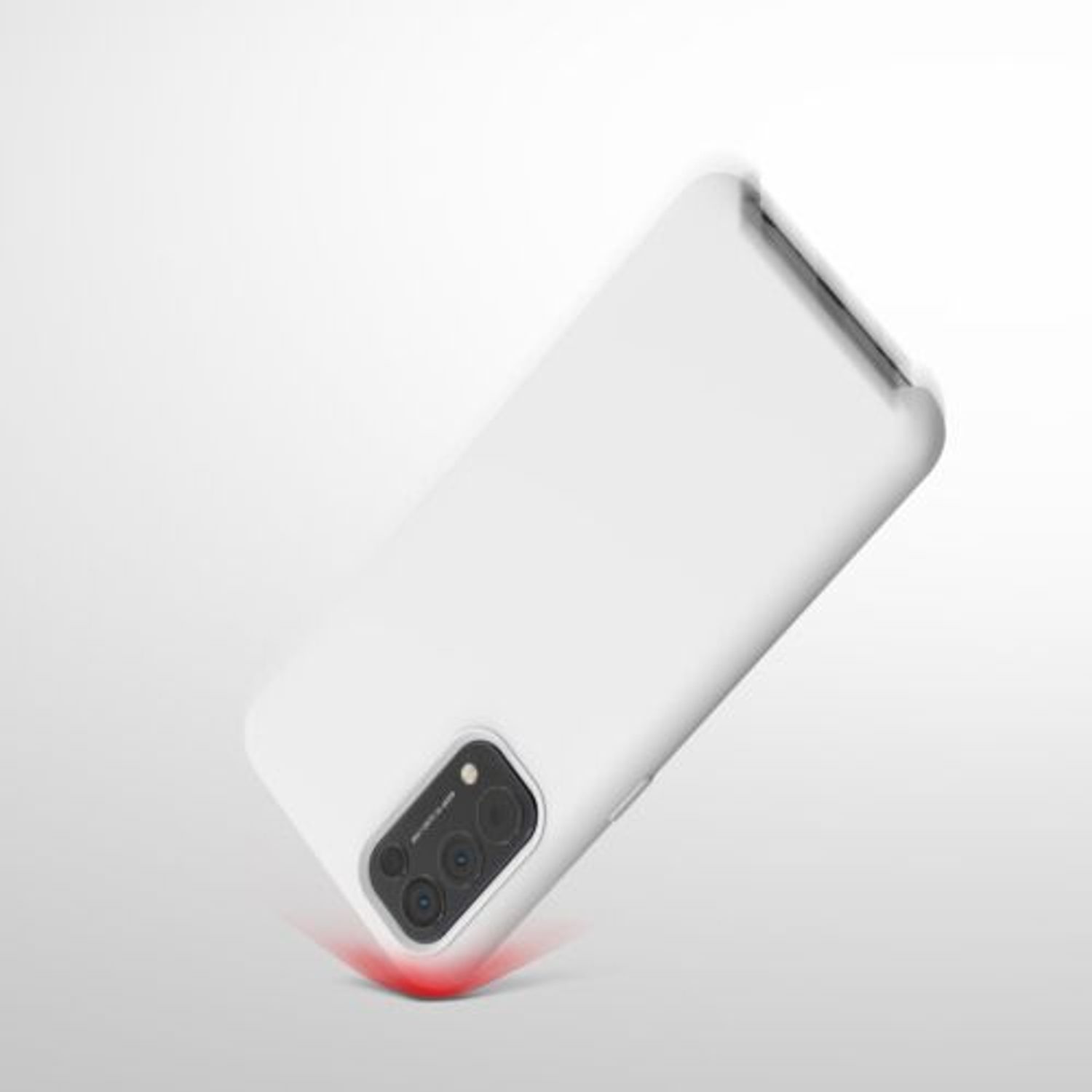 Husa pentru Oppo Find X3 Lite, Silicon, Alb, 55201.02 fotografia produsului View 7 L