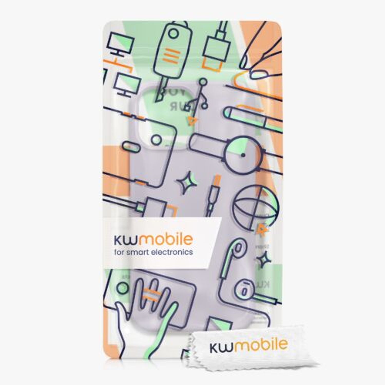 Husa Kwmobile pentru Apple iPhone 13 Pro Max, Silicon, Mov, 55881.192 fotografia produsului View 7 L
