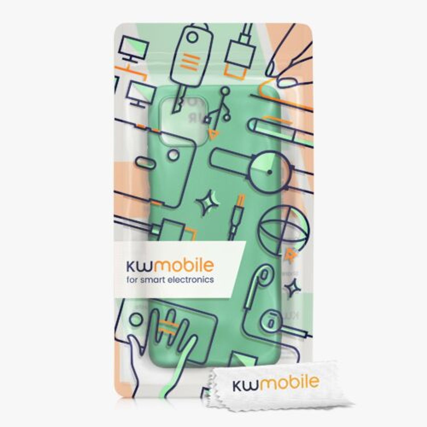 Husa Kwmobile pentru Samsung Galaxy M22, Silicon, Verde, 56278.170 fotografia produsului View 7 L