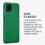 Husa Kwmobile pentru Samsung Galaxy M22, Silicon, Verde, 56278.170 fotografia produsului View 4 S