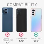 Husa pentru Oppo Find X3 Neo, Silicon, Albastru, 55200.130 fotografia produsului View 6 S