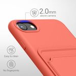 Husa Kwmobile pentru Apple iPhone 8/iPhone 7/iPhone SE 2, Silicon, Coral, 55117.76 fotografia produsului View 3 S