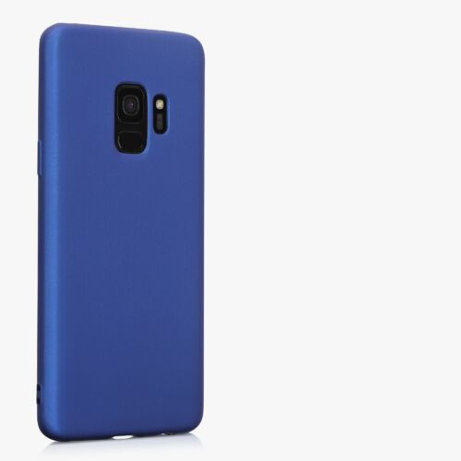 Husa Kwmobile pentru Samsung Galaxy S9, Silicon, Albastru, 44582.64 fotografia produsului View 7 L