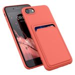 Husa Kwmobile pentru Apple iPhone 8/iPhone 7/iPhone SE 2, Silicon, Coral, 55117.76 fotografia produsului