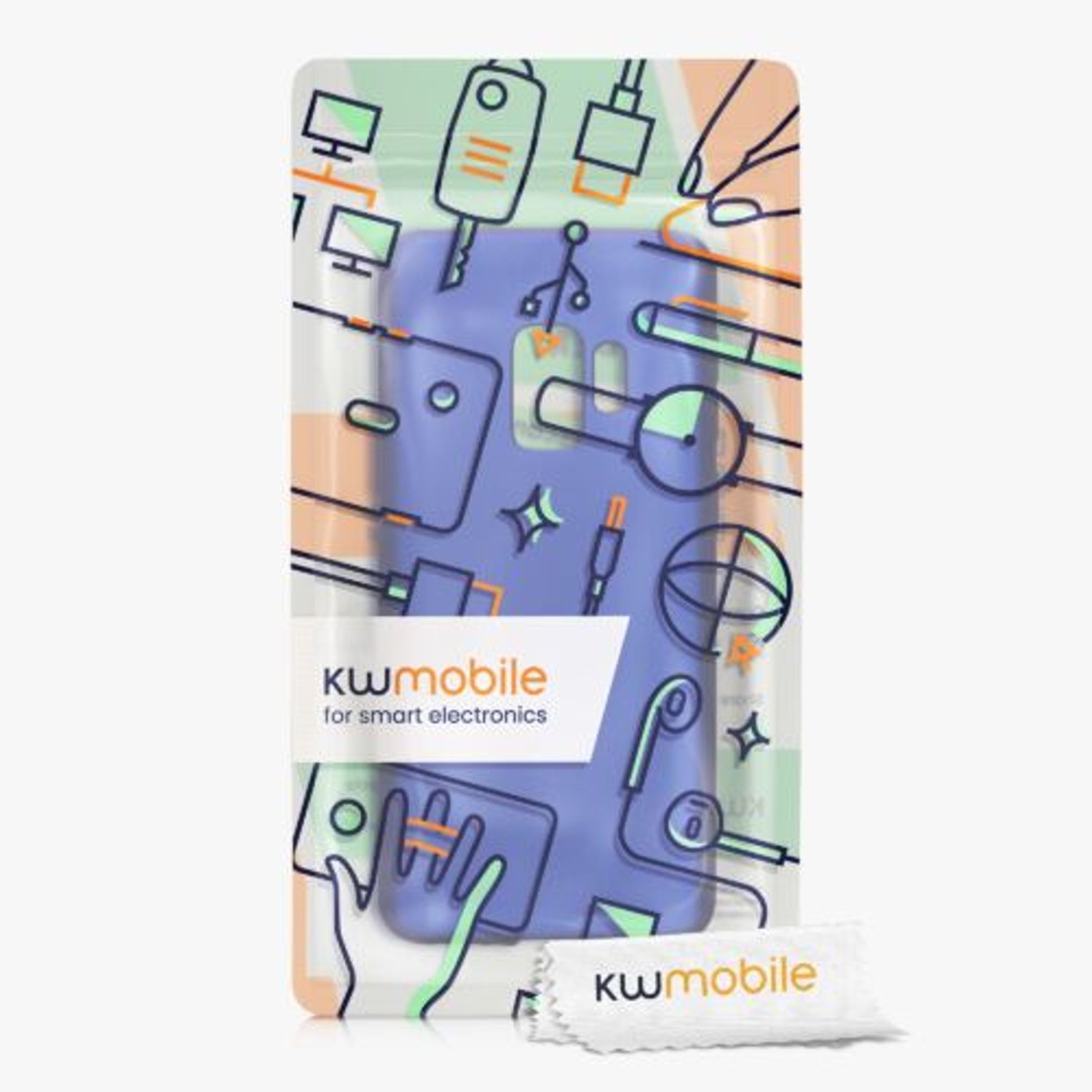 Husa Kwmobile pentru Samsung Galaxy S9, Silicon, Albastru, 44582.64 fotografia produsului View 6 L