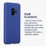 Husa Kwmobile pentru Samsung Galaxy S9, Silicon, Albastru, 44582.64 fotografia produsului View 3 S
