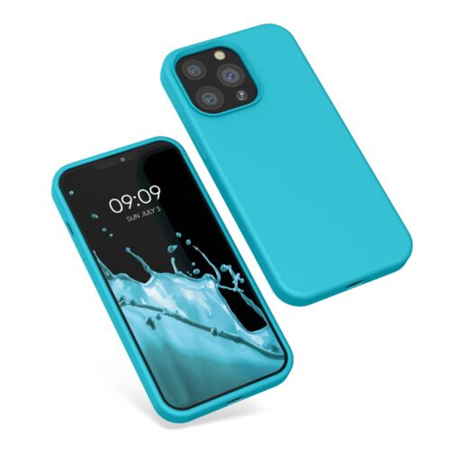 Husa Kwmobile pentru Apple iPhone 13 Pro, Silicon, Albastru, 55880.205 fotografia produsului