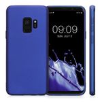 Husa Kwmobile pentru Samsung Galaxy S9, Silicon, Albastru, 44582.64 fotografia produsului