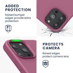 Husa Kwmobile pentru Apple iPhone 13 Pro Max, Silicon, Violet, 55881.167 fotografia produsului View 3 S