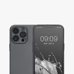 Husa Kwmobile pentru Apple iPhone 13 Pro, Silicon, Gri, 57516.232 fotografia produsului View 8 S