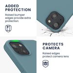 Husa Kwmobile pentru Apple iPhone 13, Silicon, Verde, 55878.207 fotografia produsului View 7 S