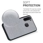 Husa Kwmobile pentru Xiaomi Redmi Note 8, Textil, Gri, 57491.22 fotografia produsului View 3 S