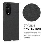 Husa Kwmobile pentru Honor 50, Textil, Gri, 57489.19 fotografia produsului View 3 S