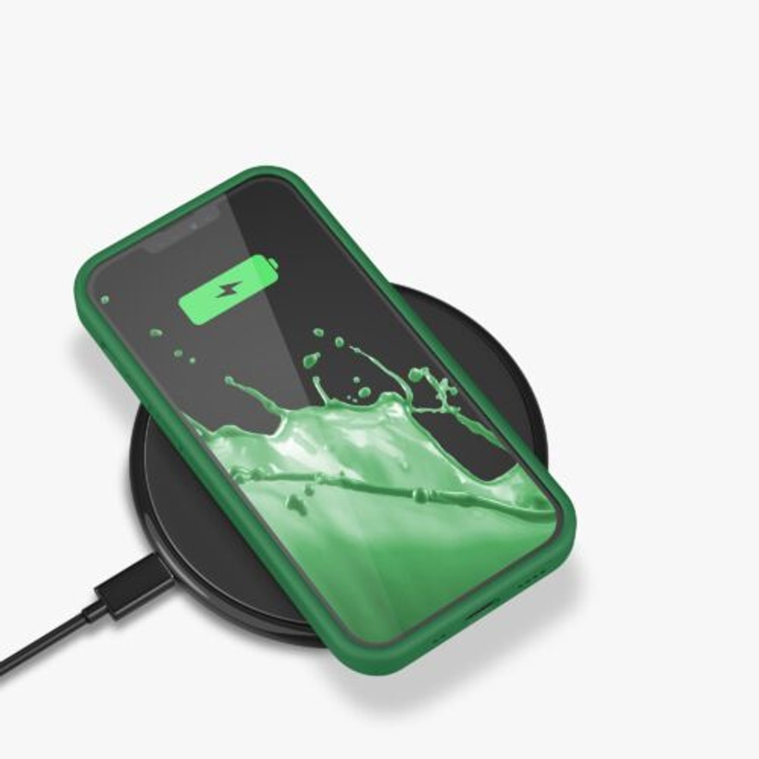 Husa Kwmobile pentru Apple iPhone 13 Mini, Silicon, Verde, 55877.227 fotografia produsului View 9 L