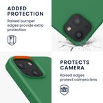 Husa Kwmobile pentru Apple iPhone 13 Mini, Silicon, Verde, 55877.227 fotografia produsului View 5 S
