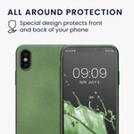 Husa Kwmobile pentru Apple iPhone X/iPhone XS, Silicon, Verde, 57510.233 fotografia produsului View 6 S