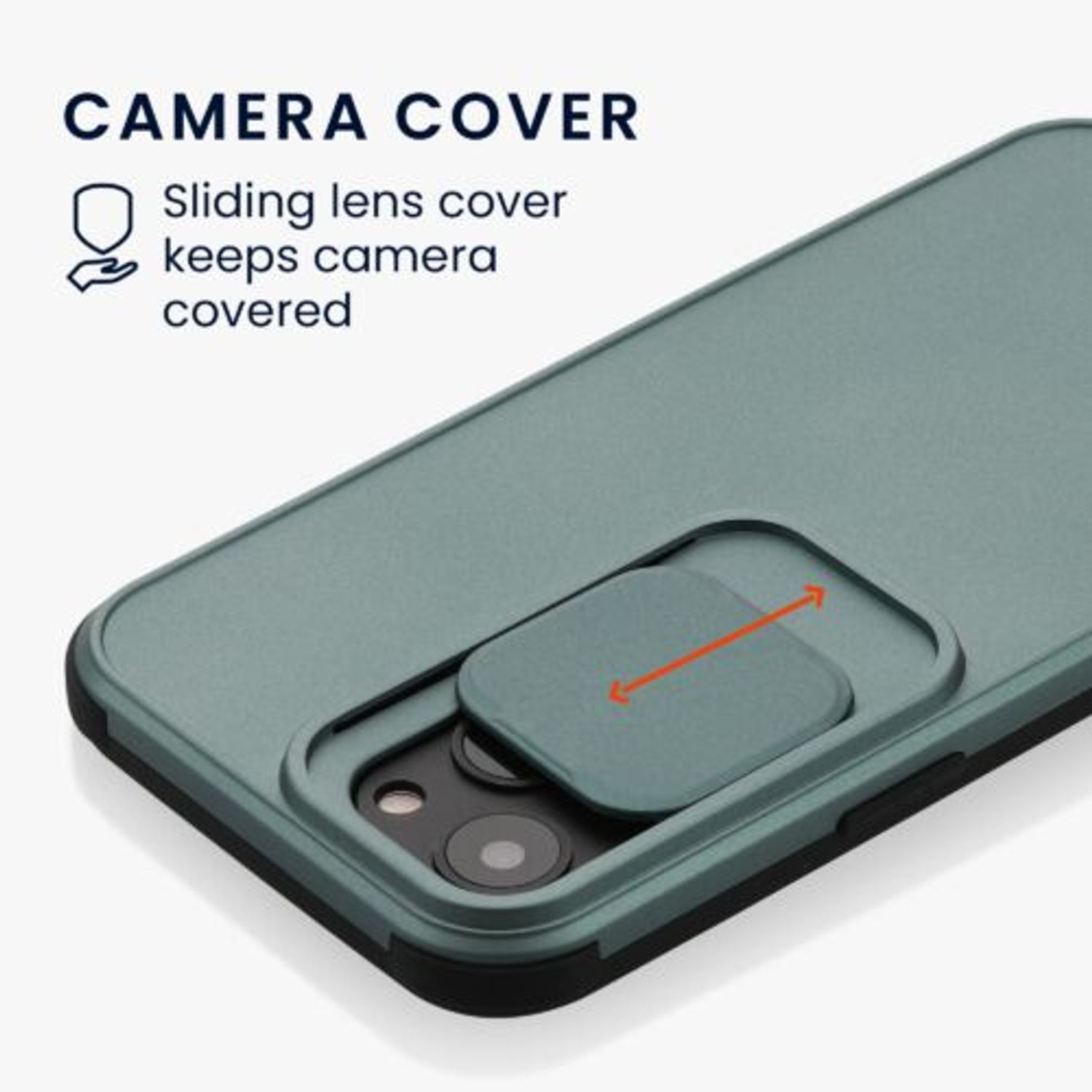 Husa Kwmobile pentru Apple iPhone 13, Silicon, Verde, 57507.80 fotografia produsului View 2 L