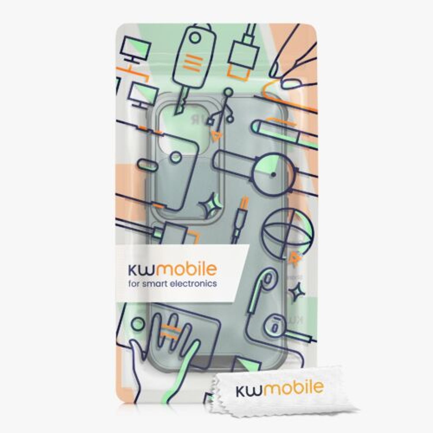 Husa Kwmobile pentru Apple iPhone 13, Silicon, Verde, 57507.80 fotografia produsului View 7 L