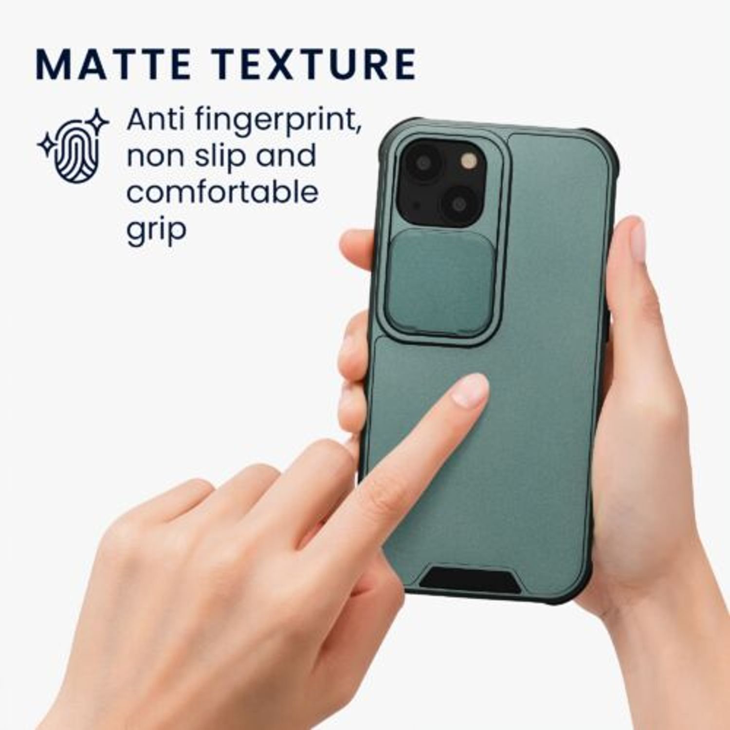 Husa Kwmobile pentru Apple iPhone 13, Silicon, Verde, 57507.80 fotografia produsului View 11 L