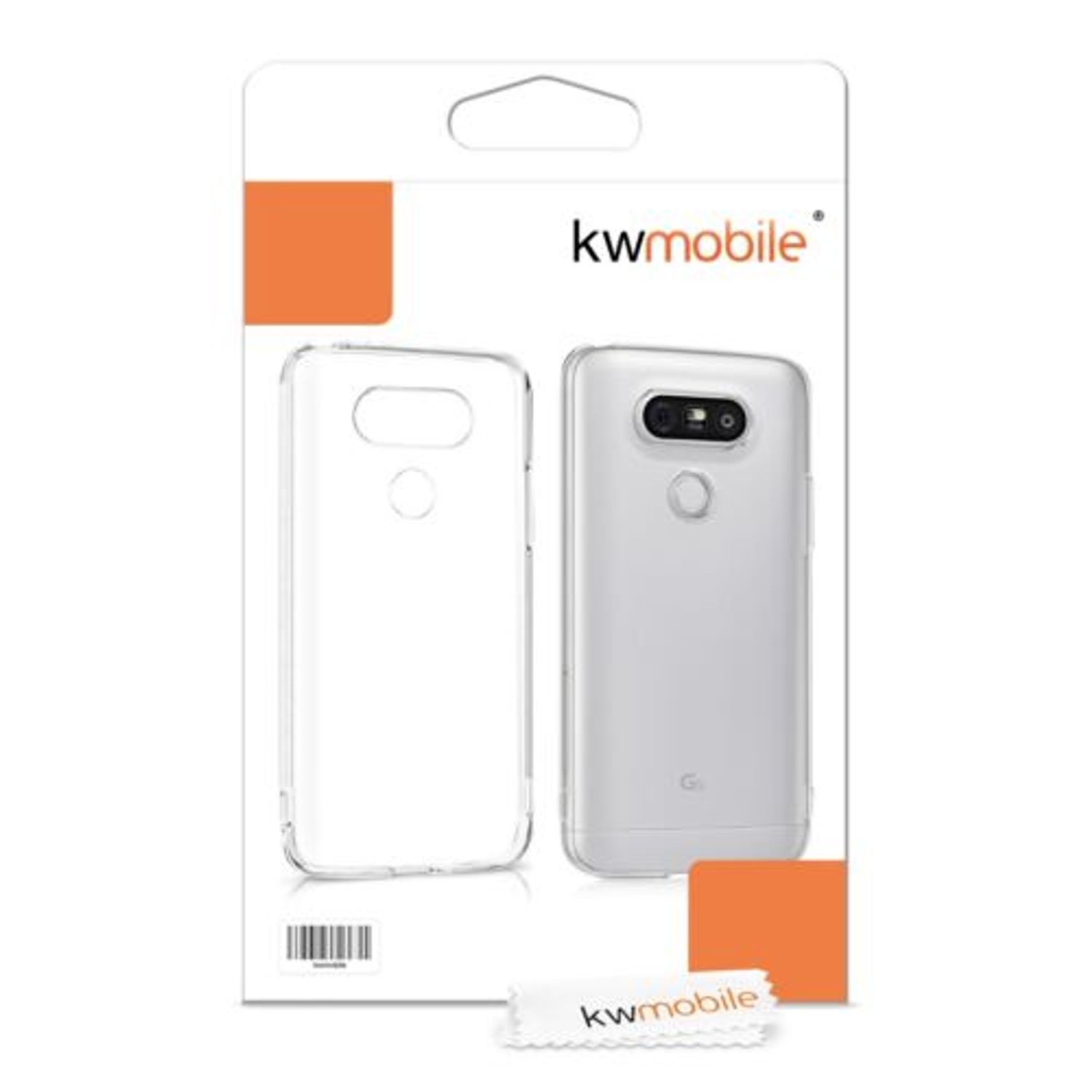 Husa pentru LG G5, Silicon, Transparent, 37164.03 fotografia produsului View 7 L