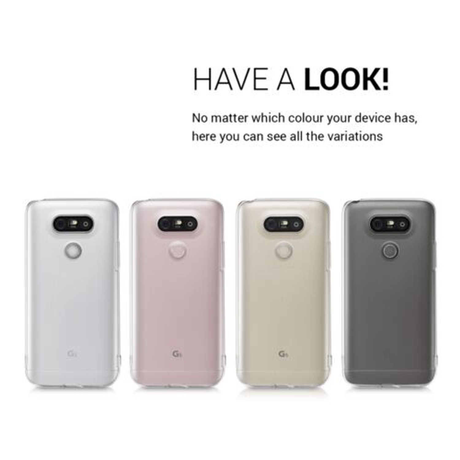 Husa pentru LG G5, Silicon, Transparent, 37164.03 fotografia produsului View 6 L