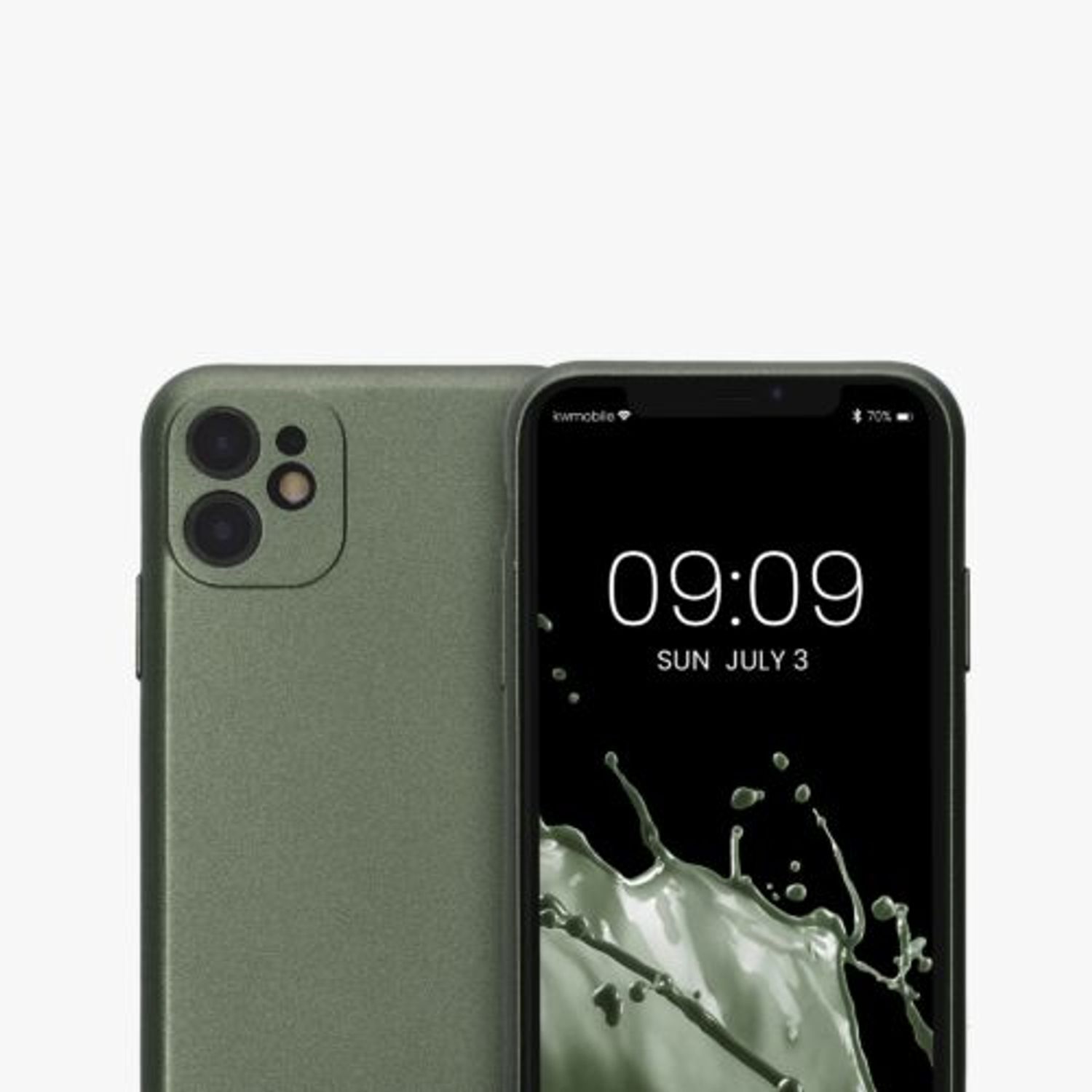 Husa Kwmobile pentru Apple iPhone 11, Silicon, Verde, 57512.233 fotografia produsului View 10 L