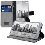 Husa pentru LG G6, Textil, Gri, 41017.22 fotografia produsului View 4 S