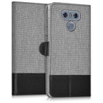 Husa pentru LG G6, Textil, Gri, 41017.22 fotografia produsului View 3 S