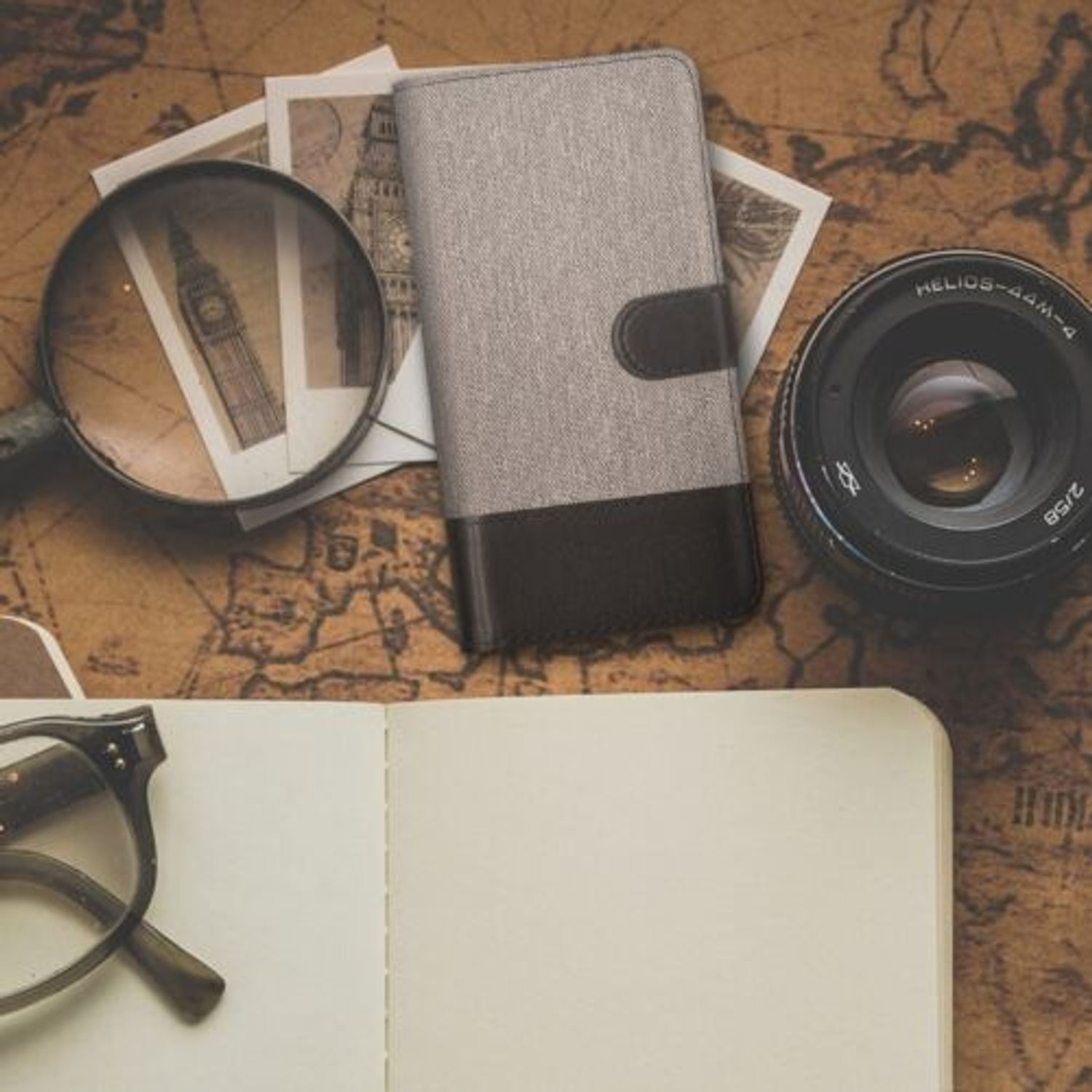 Husa pentru LG G6, Textil, Gri, 41017.22 fotografia produsului View 5 L