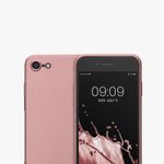 Husa Kwmobile pentru Apple iPhone 8/iPhone 7/iPhone SE 2, Silicon, Rose Gold, 57509.31 fotografia produsului View 7 S