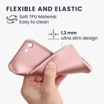 Husa Kwmobile pentru Apple iPhone 8/iPhone 7/iPhone SE 2, Silicon, Rose Gold, 57509.31 fotografia produsului View 8 S