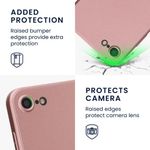 Husa Kwmobile pentru Apple iPhone 8/iPhone 7/iPhone SE 2, Silicon, Rose Gold, 57509.31 fotografia produsului View 9 S