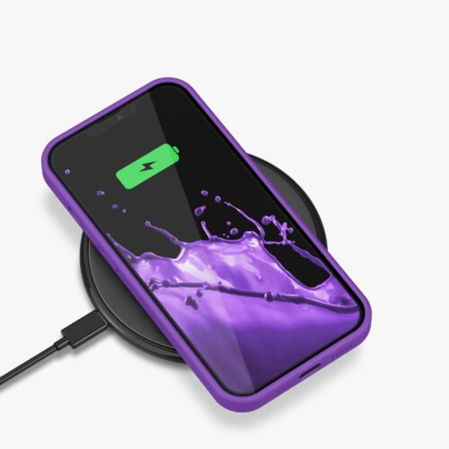 Husa Kwmobile pentru Apple iPhone 13, Silicon, Mov, 55878.221 fotografia produsului View 10 L