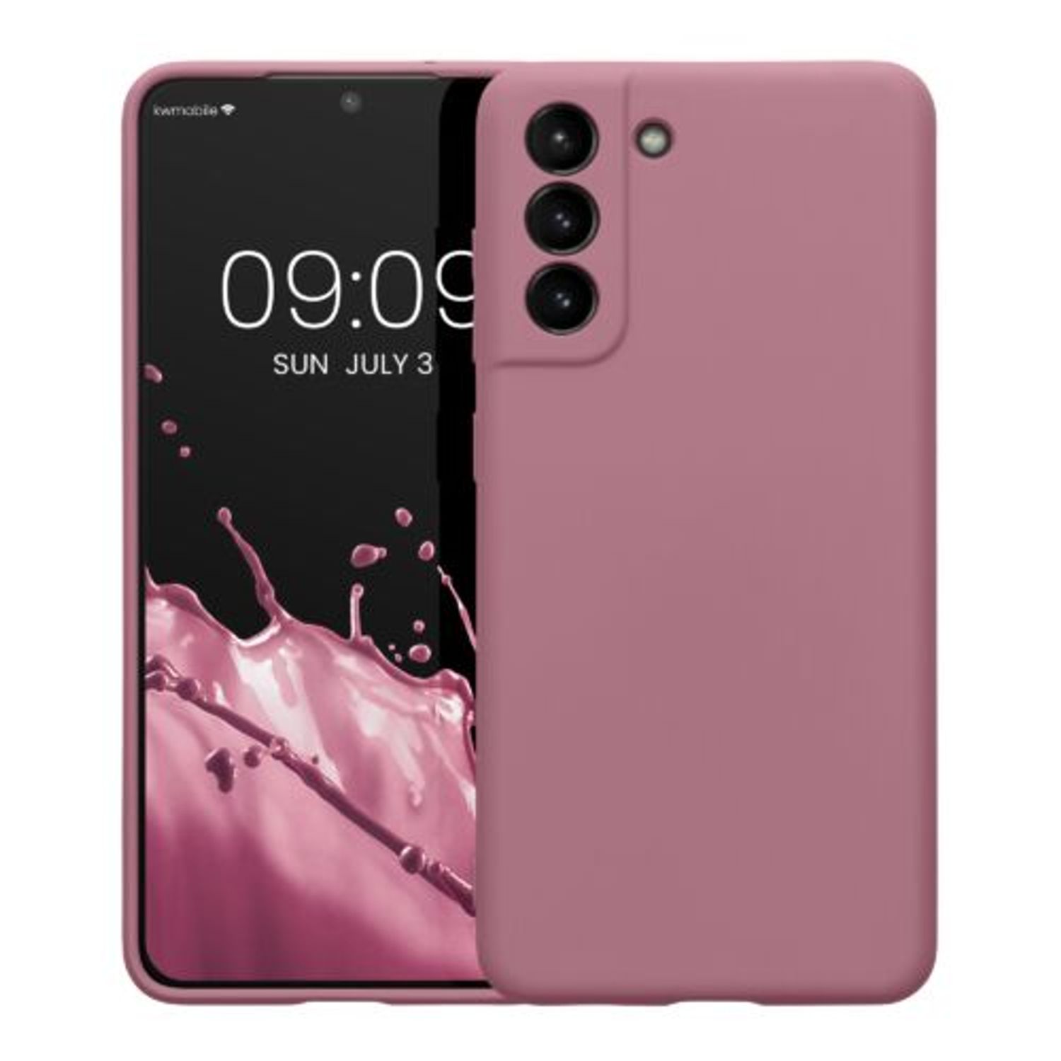 Husa Kwmobile pentru Samsung Galaxy S21 FE, Silicon, Violet, 57564.167 fotografia produsului