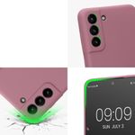 Husa Kwmobile pentru Samsung Galaxy S21 FE, Silicon, Violet, 57564.167 fotografia produsului View 3 S