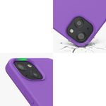 Husa Kwmobile pentru Apple iPhone 13, Silicon, Mov, 55878.221 fotografia produsului View 8 S