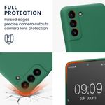 Husa Kwmobile pentru Samsung Galaxy S21 FE, Silicon, Verde, 57564.227 fotografia produsului View 3 S