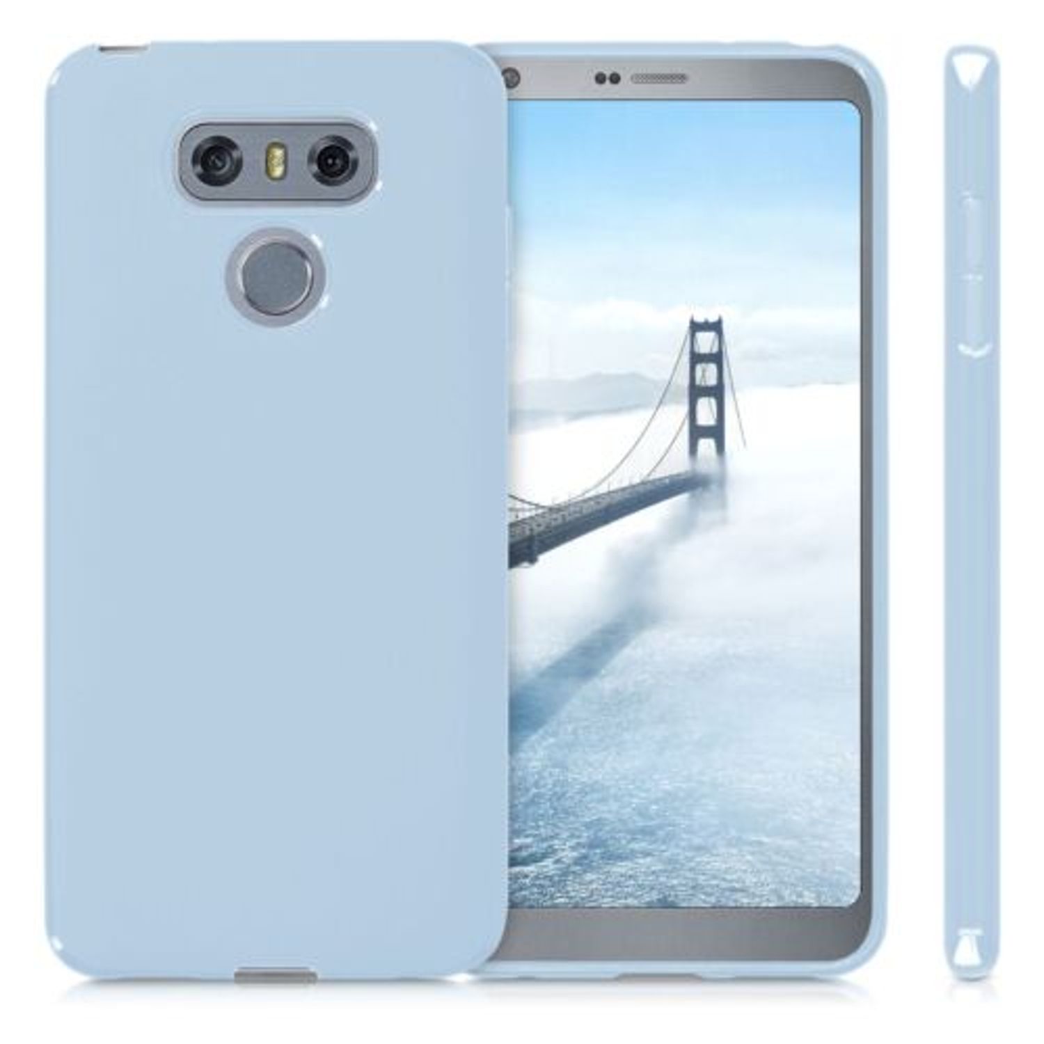 Husa pentru LG G6, Silicon, Albastru, 41011.58 fotografia produsului View 2 L