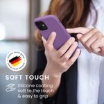 Husa Kwmobile pentru Apple iPhone 12 Mini, Silicon, Mov, 56555.212 fotografia produsului View 6 S