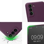 Husa Kwmobile pentru Samsung Galaxy S21 FE, Silicon, Violet, 57564.187 fotografia produsului View 8 S