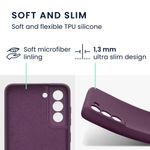 Husa Kwmobile pentru Samsung Galaxy S21 FE, Silicon, Violet, 57564.187 fotografia produsului View 2 S