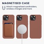 Husa Kwmobile pentru Apple iPhone 13 Mini, Silicon, Maro, 56558.203 fotografia produsului View 4 S
