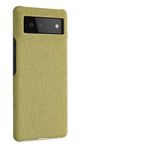 Husa Kwmobile pentru Google Pixel 6, Textil, Galben, 57795.06 fotografia produsului View 8 S