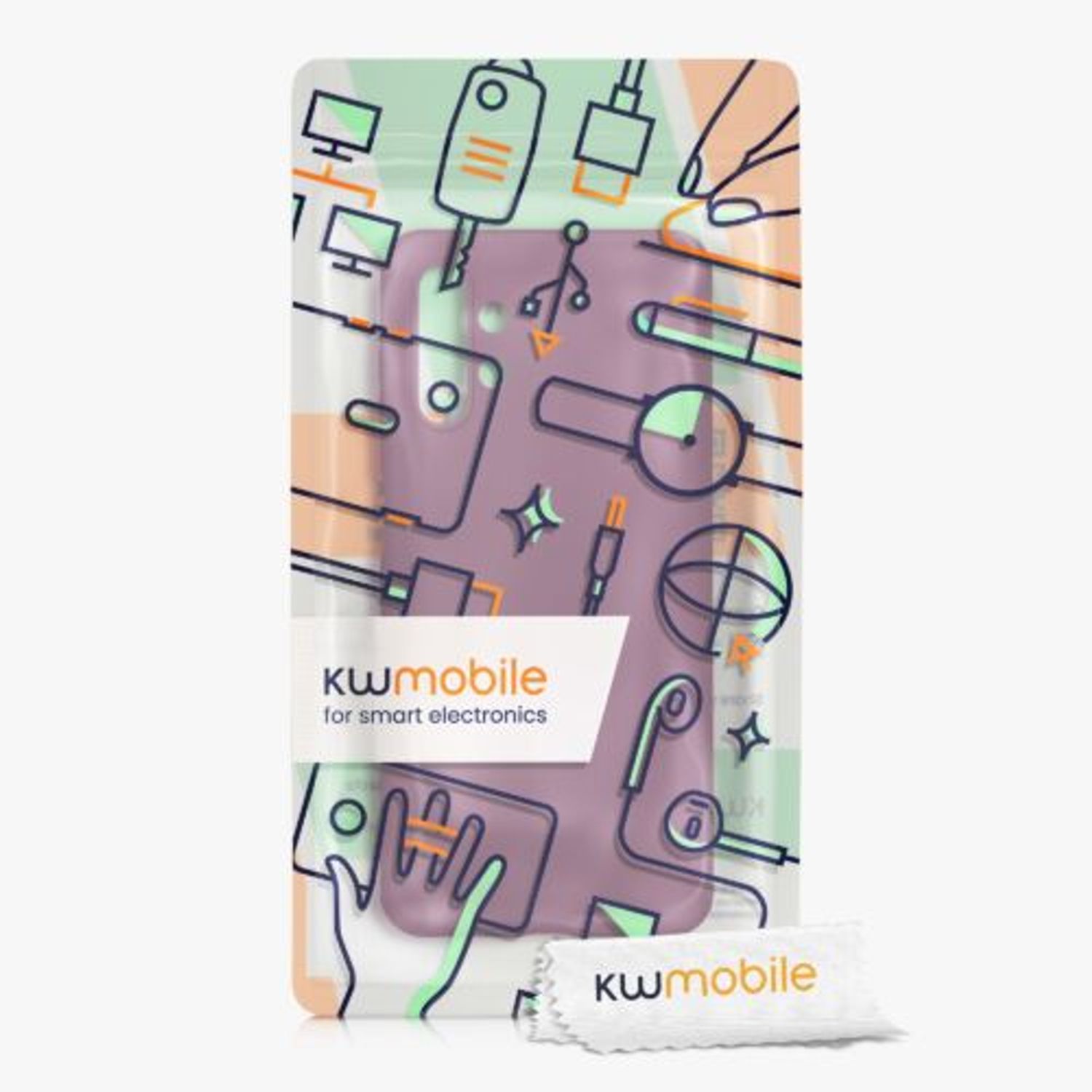 Husa Kwmobile pentru Samsung Galaxy A13, Silicon, Violet, 57805.187 fotografia produsului View 6 L